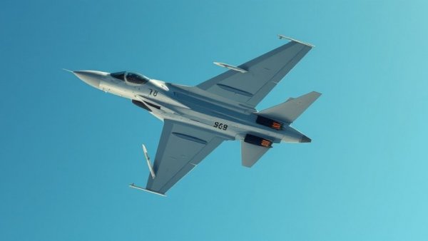 Jet fighter highlighting rare earth shortages in manufacturing.