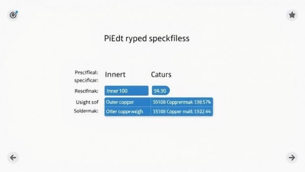 PCB design file import panel with specifications.