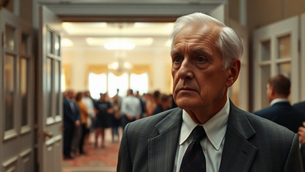 Elderly gentleman contemplating saving for retirement later in life.