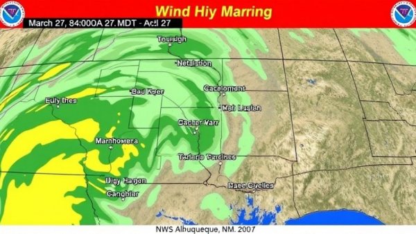 High Wind Warning issued March 27 at 8:40AM MDT until March 27 at 10:00PM MDT by NWS Albuquerque NM