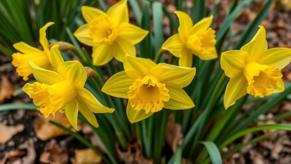 Vibrant yellow daffodils signal early signs of spring in Pennsylvania.