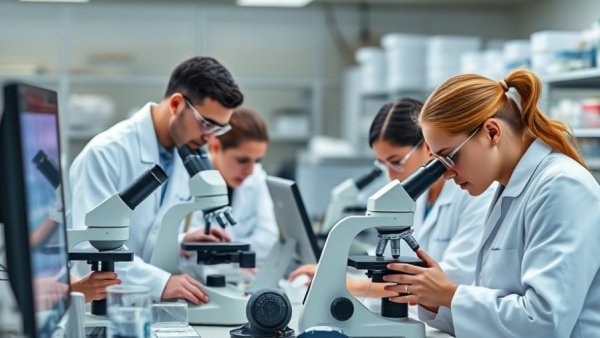 Scientists conducting Amazon Bio Discovery research in a lab.