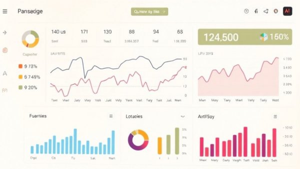 Financial dashboard interface on a digital platform for working capital.