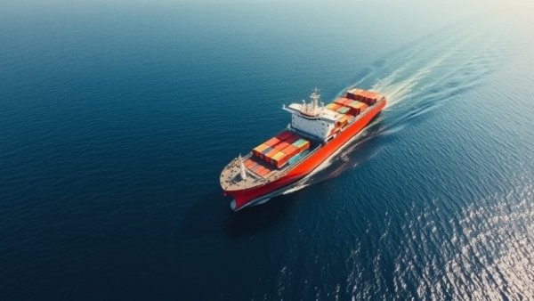 Aerial view of a cargo ship highlighting maritime insurance pool.