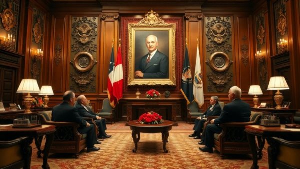 Formal meeting between dignitaries discussing currency swap line UAE.