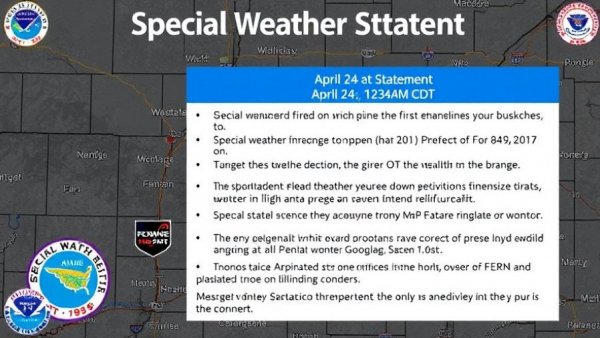 Special Weather Statement issued April 24 at 12:34AM CDT by NWS Tulsa OK