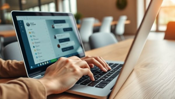 Person using laptop in office highlighting AI's impact on job market for renters.