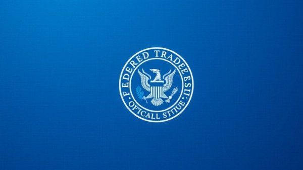 Federal Trade Commission logo with blue background and seal.