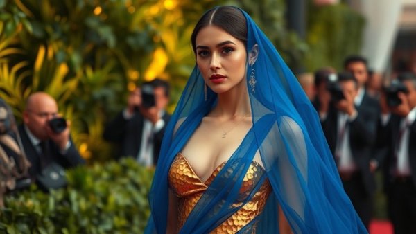 Hailey Bieber's Claude Lalanne-inspired Met Gala look with photographers
