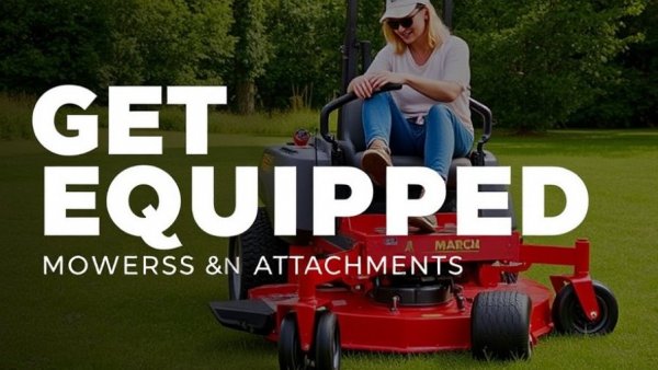 Get Equipped: Mowers & Attachments