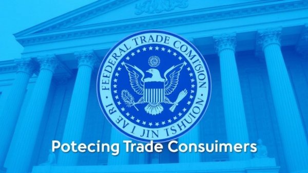 FTC noncompete warning image with seal and text overlay.