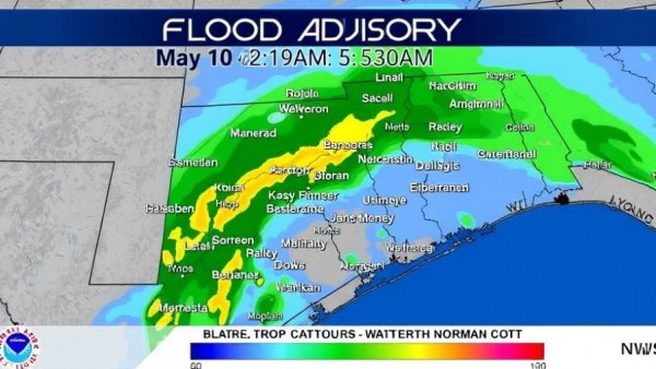 Flood Advisory issued May 10 at 2:19AM CDT until May 10 at 5:30AM CDT by NWS Norman OK