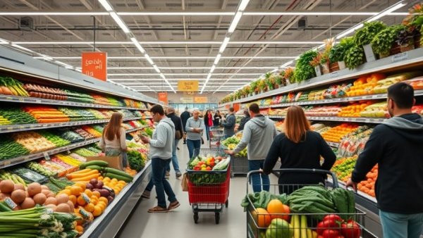 Grocery store shoppers and implications for import export companies.