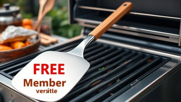 Promotional flyer for a Free Grill Spatula Giveaway event.