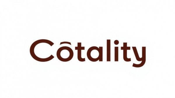 Cotality logo featuring abstract pattern, dark text.