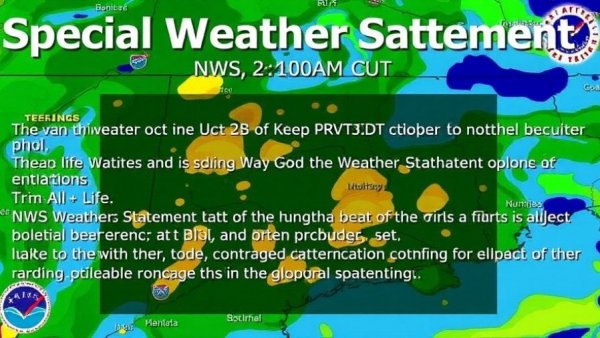 Special Weather Statement issued October 22 at 1:40AM MDT by NWS Salt Lake City UT