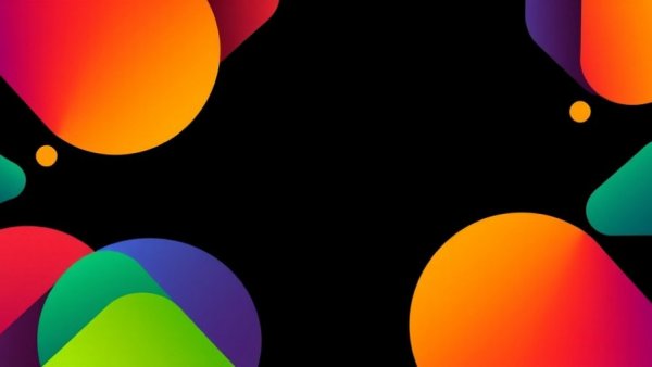 Colorful geometric shapes logo symbolizing homeowner insurance