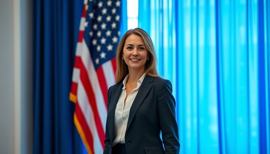 Businesswoman smiling confidently, relevant to no-hire agreements.