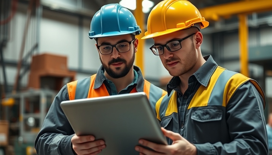 Engineers practicing due diligence in an industrial setting.