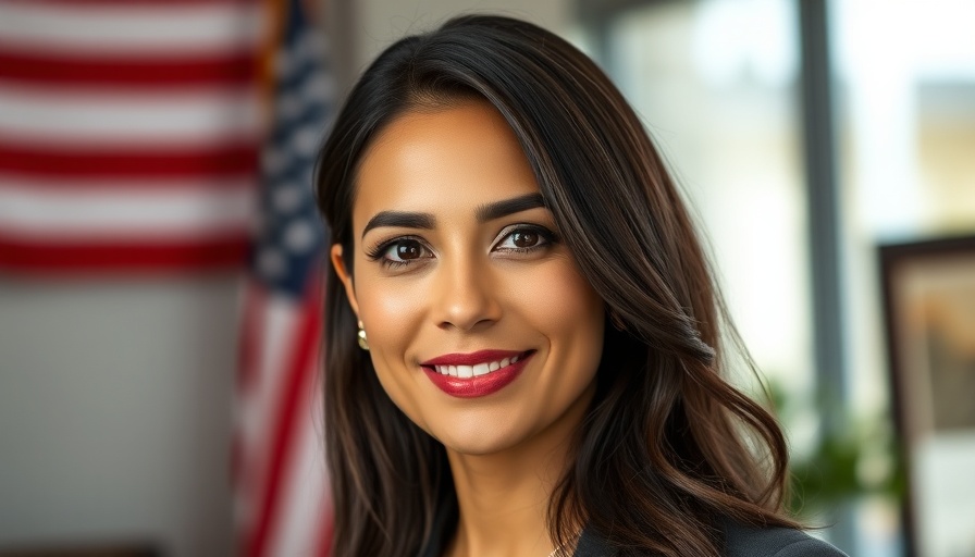 Formal portrait of a woman with a blue blazer, soft lighting.