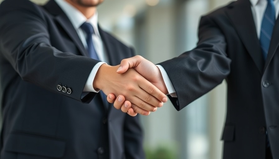 M&A trends handshake symbolizing business agreement in 2024.