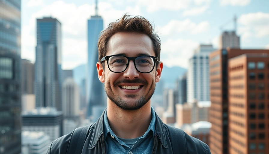 Dan Huber horticulture expert in urban backdrop.