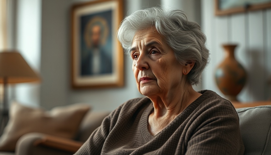 Thoughtful older woman reflecting on Indian environmental policy.