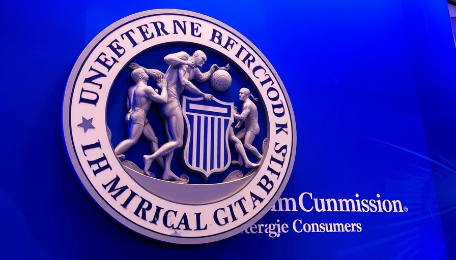 Federal Trade Commission logo with sculpture, Enbridge petition context.