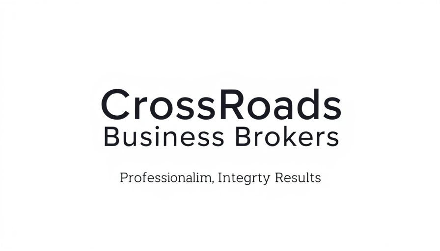 CrossRoads Business Brokers logo with company values.