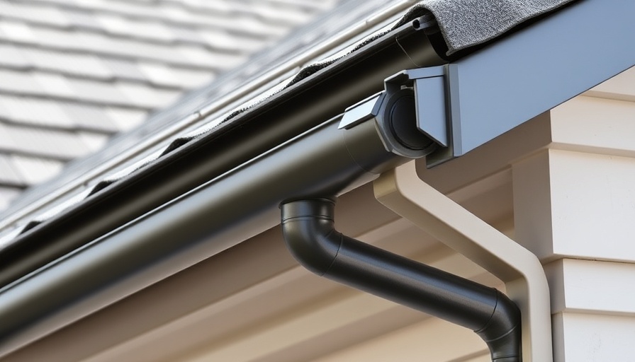 Modern gutter guards installed on roof for effective drainage.