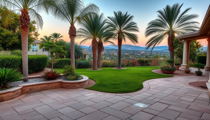 Stunning backyard landscape project with patio and pond.