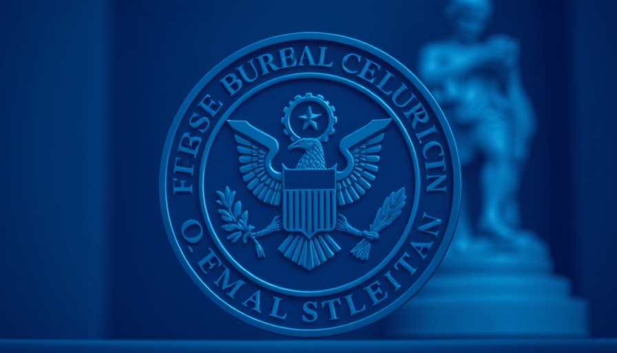 Federal Trade Commission seal and motto in blue theme.