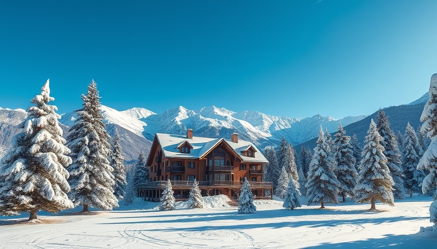 Drei Berge Hotel in Mürren surrounded by snow-covered landscape.