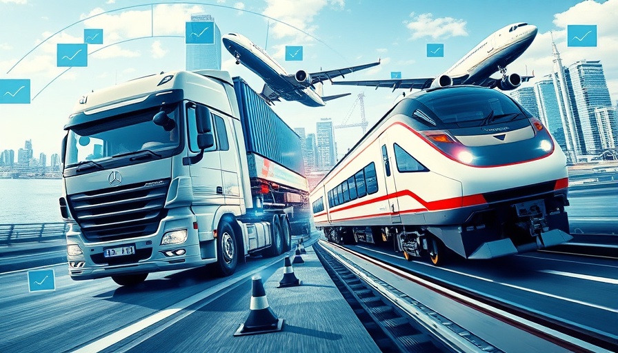 How to Start an Import-Export Business: Transport logistics illustration.