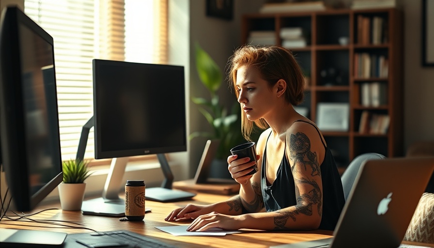 Focused woman at desk researching UNCC Charlotte LGBTQ+ funding cuts.