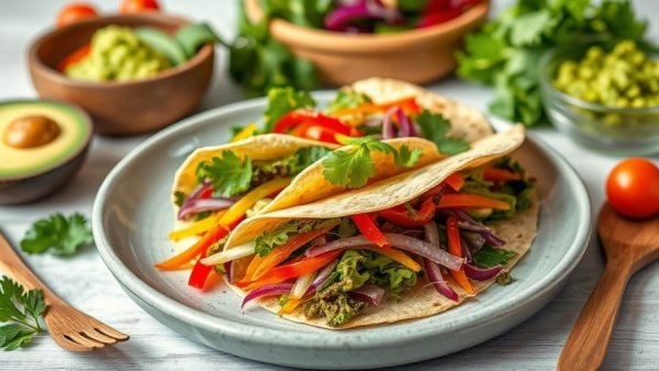 Colorful vegetable tortilla on a plate for diabetes meal plan.