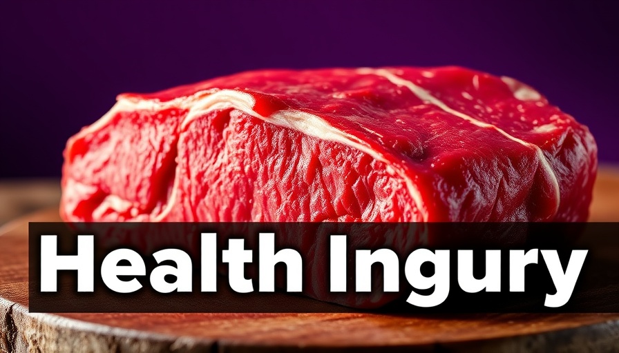 Carnivore diet and diabetes question with raw meat cut on purple background.