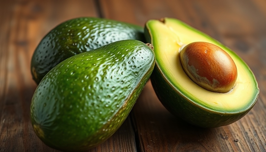 Fresh ripe avocados on wooden table, Foods that Burn Abdominal Fat