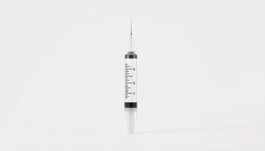 Minimalist syringe illustration representing diabetes management strategies.