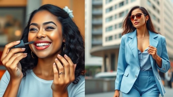 Collage of stylish women, Painted by Esther Blush Movement.
