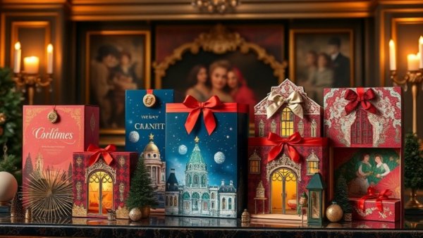 Luxurious Nordstrom Beauty Advent Calendars display in vibrant styles.