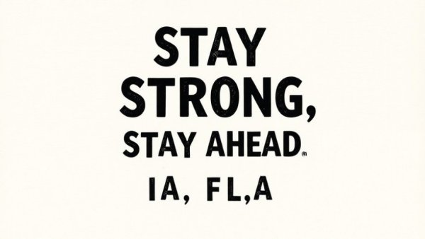 Stay Strong, Stay Ahead
