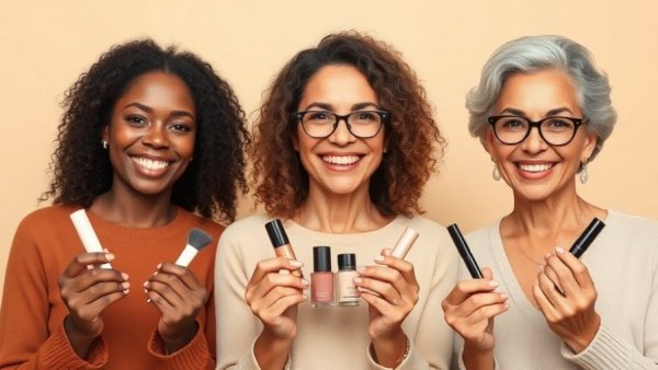 Diverse women showcasing makeup, highlighting brand endurance in beauty industry.