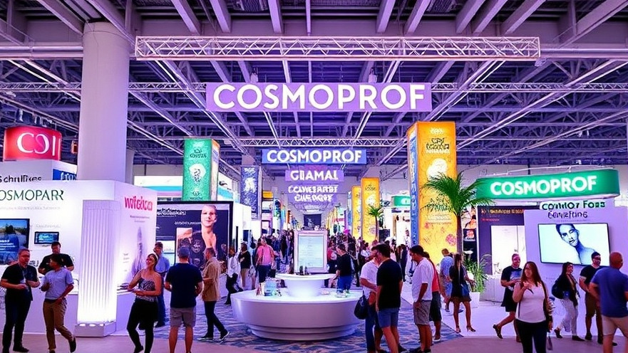 Cosmoprof Expo Miami showcasing LED beauty technology and beauty innovation trends.