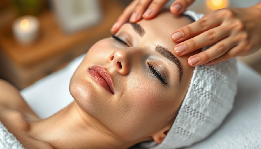 Serene beauty transformation with facial massage tips.