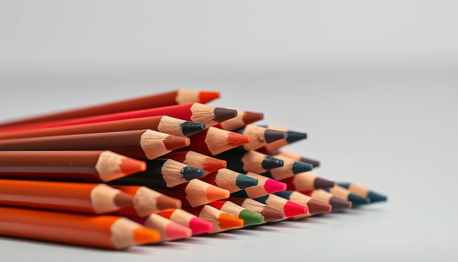 Bootstrapped brand persona eye pencils in various shades.