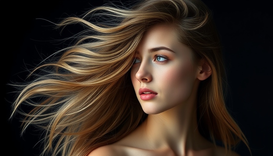 Young woman with voluminous hair, ideal for best blow dryers for frizzy hair.