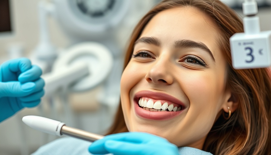 Woman experiencing whole-body wellness through dentistry during an examination.
