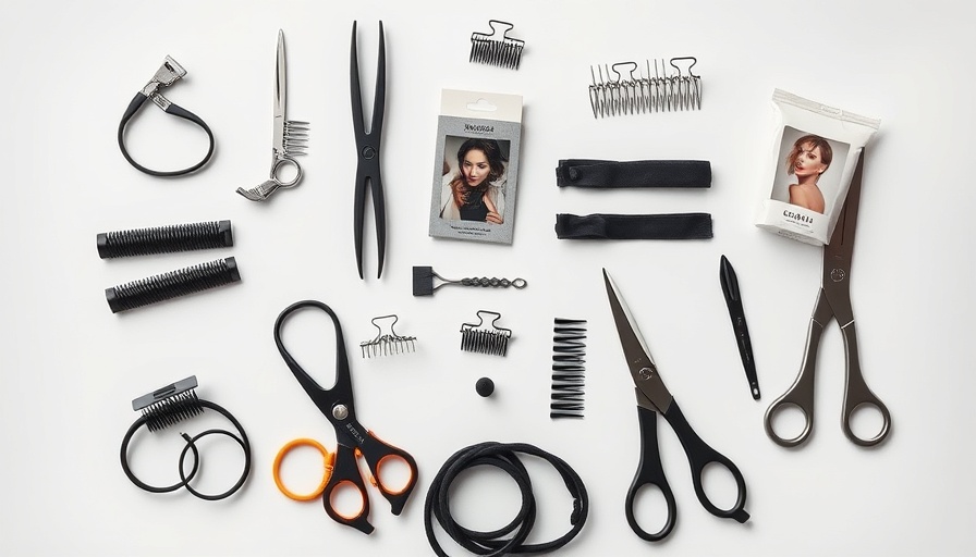 Next-generation hair tools in stylish clear packaging on a white background.
