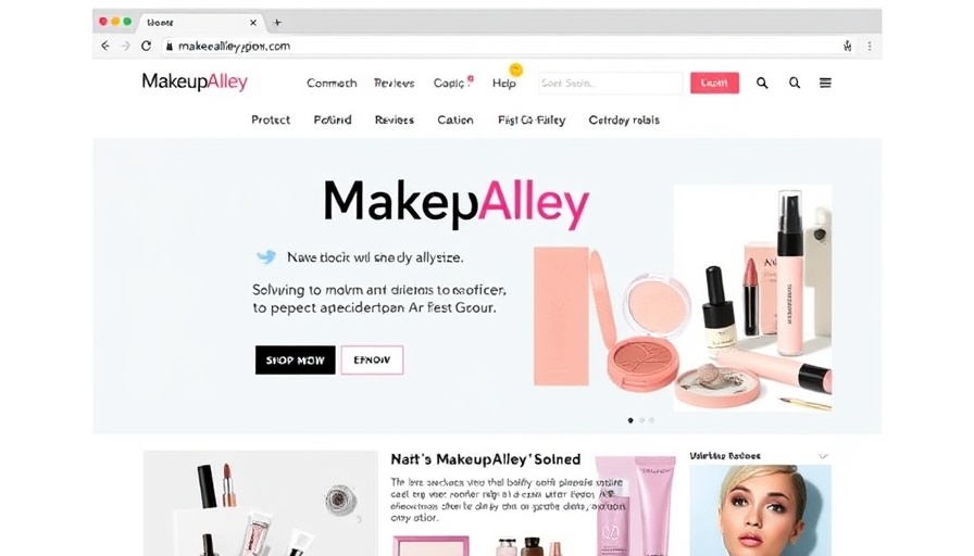 MakeupAlley closure announcement and product reviews